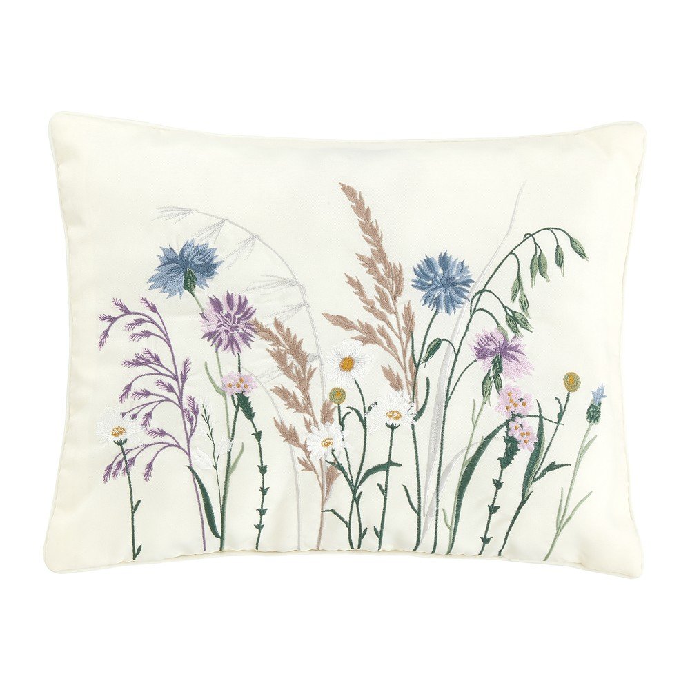 Dekorační polštář 30x40 cm Grasmere Floral Embroidered – Catherine Lansfield Catherine Lansfield