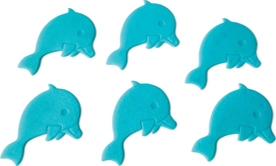Dětská protiskluzová podložka do vany 12x8 cm Dauphins – Spirella SPIRELLA