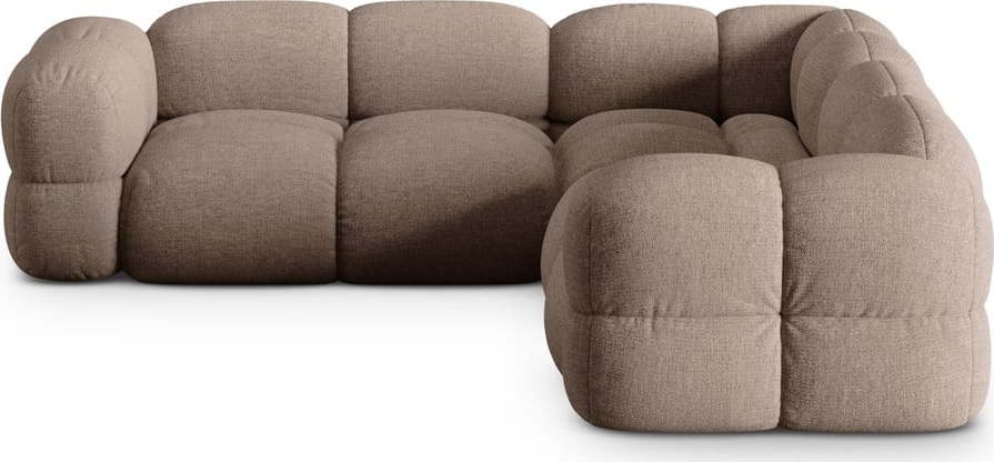 Hnědá rohová pohovka Loretto – Cosmopolitan Design Cosmopolitan design