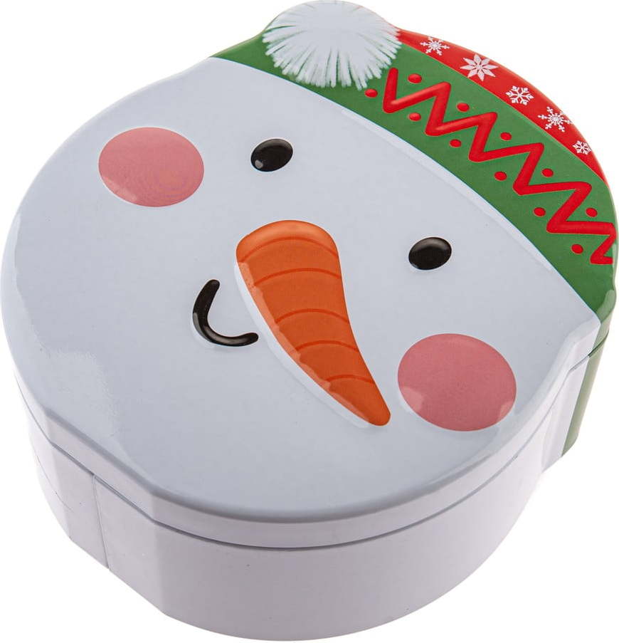 Kovová dóza na cukroví Snowman – Dakls Dakls