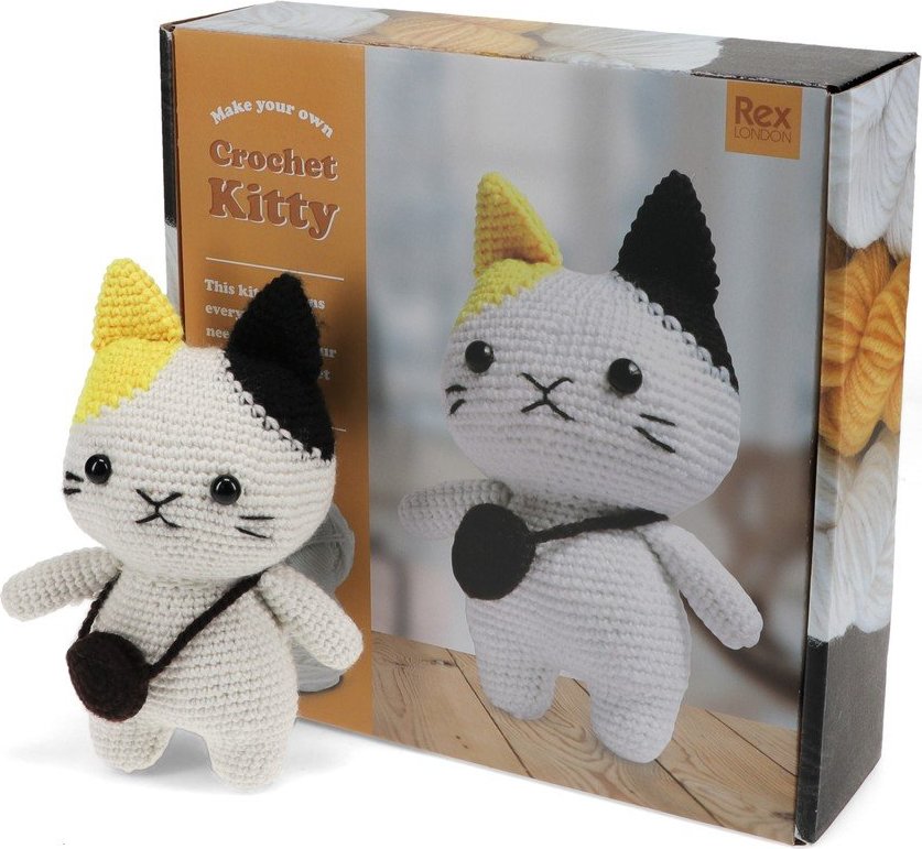 Kreativní sada DIY Crochet Cat – Rex London Rex London