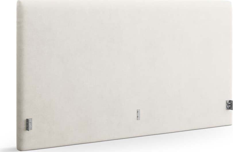 Krémové čalouněné čelo postele 150