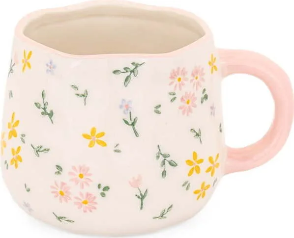 Krémový hrnek z kameniny 375 ml Ditsy – Sass & Belle