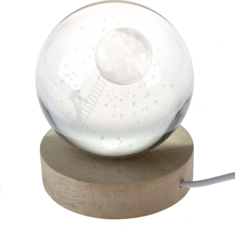 LED stolní lampa v přírodní barvě (výška 9