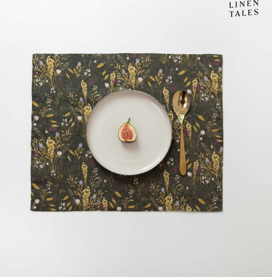 Lněné prostírání 35x45 cm Woodland – Linen Tales Linen Tales