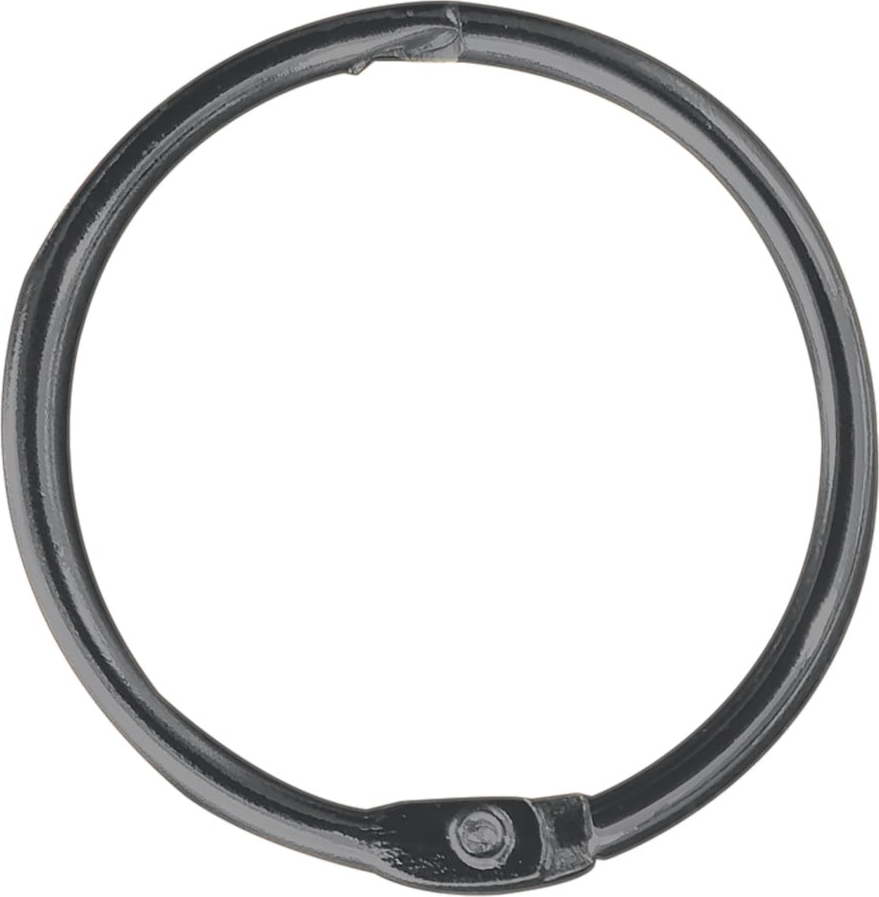 Matně černé kroužky ke sprchovému závěsu v sadě 12 ks Ringo Small – Spirella SPIRELLA