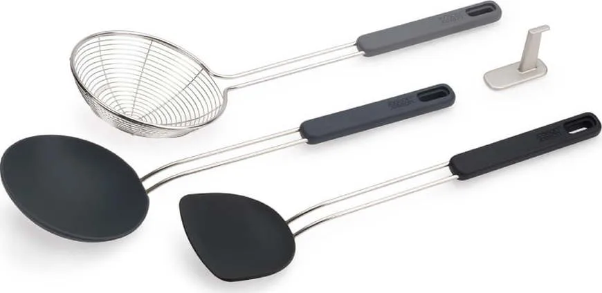 Nerezová sada kuchyňského náčiní 3 ks Fusion Wok Set – Joseph Joseph