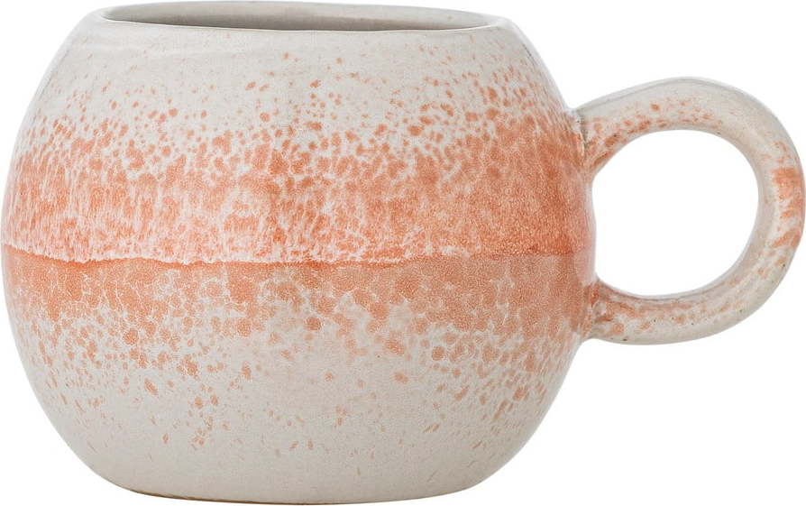 Oranžový hrnek z kameniny 410 ml Paula – Bloomingville Bloomingville