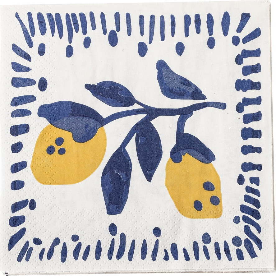 Papírové ubrousky v sadě 20 ks 33x33 cm Maxima – Bloomingville Bloomingville