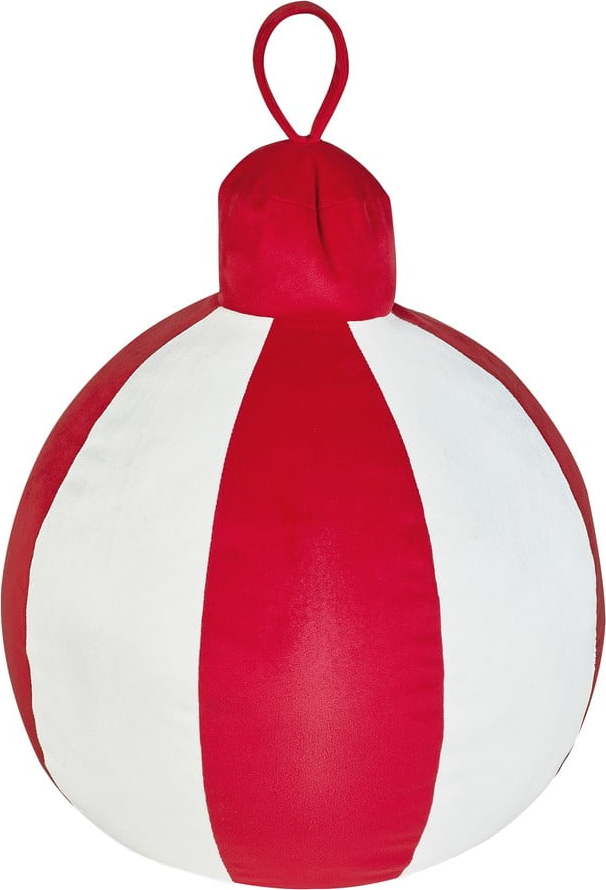 Plyšový dekorační polštář s vánočním motivem 25x30 cm Christmas Bauble – Catherine Lansfield Catherine Lansfield