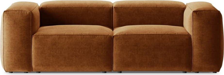 Pohovka v cihlové barvě 224 cm Bergano – Cosmopolitan Design Cosmopolitan design