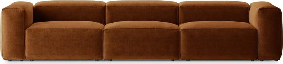Pohovka v cihlové barvě 364 cm Bergano – Cosmopolitan Design Cosmopolitan design