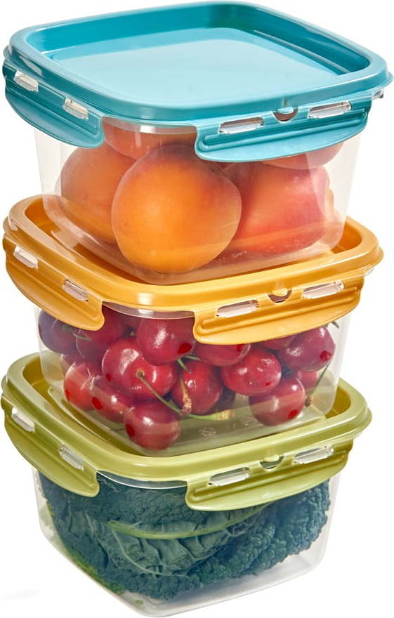 Potravinové krabičky v sadě 3 ks Snipslock – Snips Snips