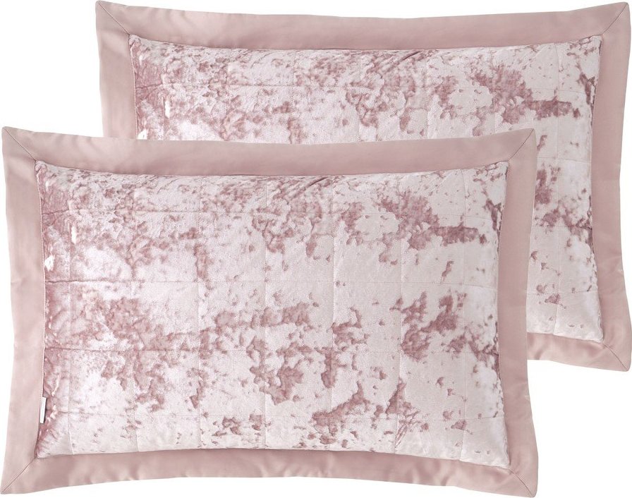 Povlaky na polštáře v sadě 2 ks 75x50 cm Crushed Velvet – Catherine Lansfield Catherine Lansfield