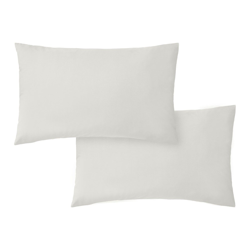 Povlaky na polštáře v sadě 2 ks z bavlněného saténu 50x75 cm Cotton Sateen – Bianca Bianca
