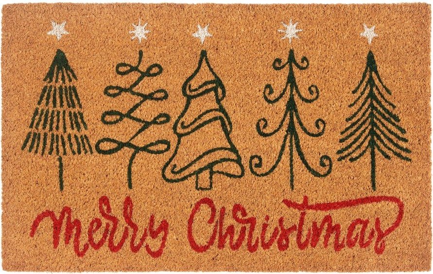 Rohožka s vánočním motivem z kokosového vlákna 40x70 cm Merry Christmas – Hanse Home Hanse Home
