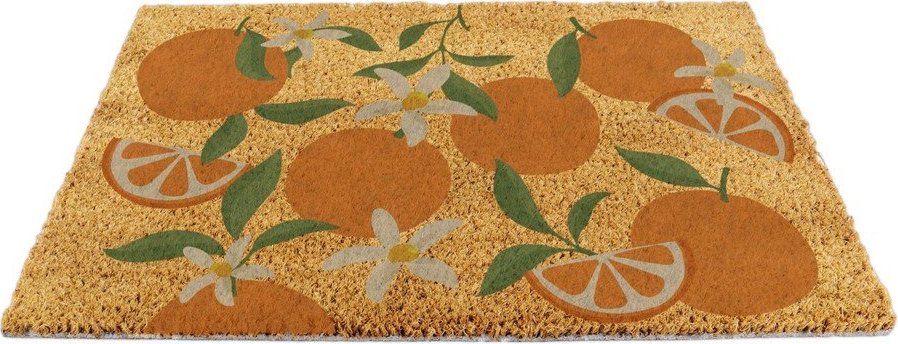 Rohožka z kokosového vlákna 40x60 cm Orange – Artsy Doormats Artsy Doormats
