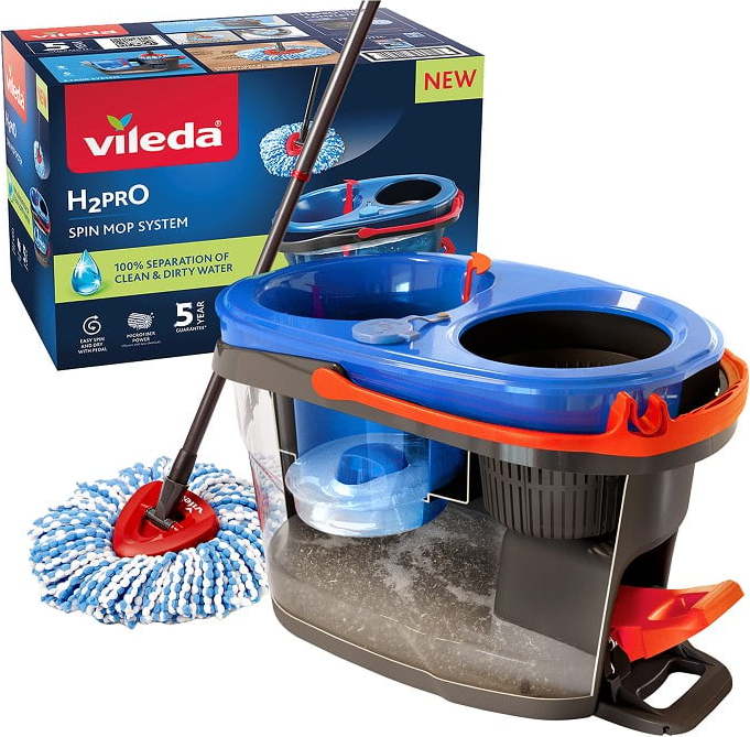 Rotační mop s kbelíkem H2PrO – Vileda Vileda