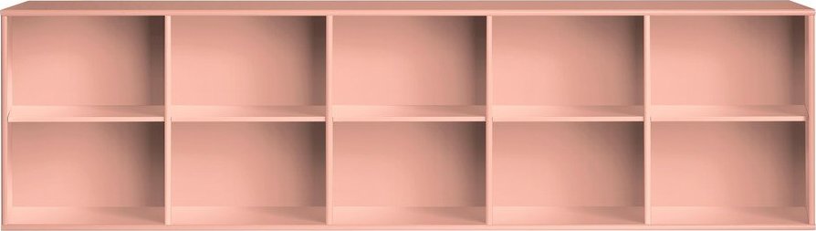 Růžová závěsná knihovna 220x61x42 cm Mistral – Hammel Furniture Hammel Furniture