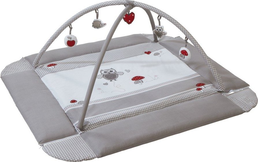 Šedá dětská hrací podložka 75x85 cm Adam & Eule – Roba Roba