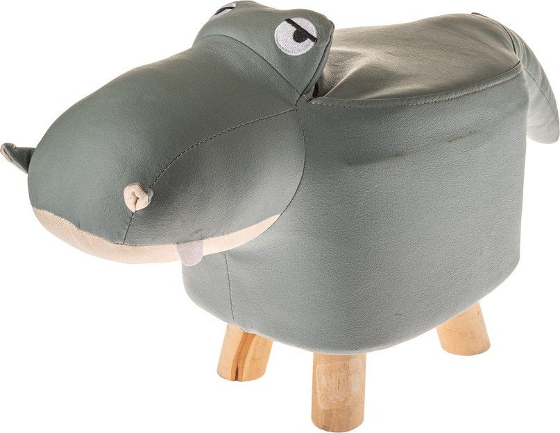 Šedá dětská stolička Hippo – Dakls Dakls
