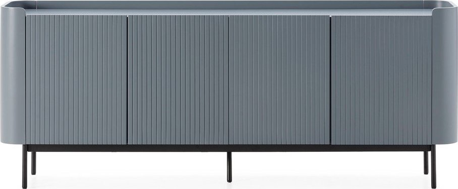 Šedomodrá komoda 200x80x40 cm Willa – MOME Mome