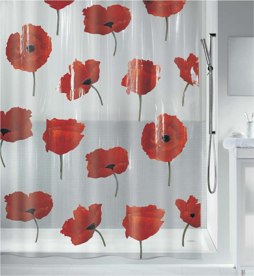 Sprchový závěs 180x200 cm Poppy – Spirella SPIRELLA