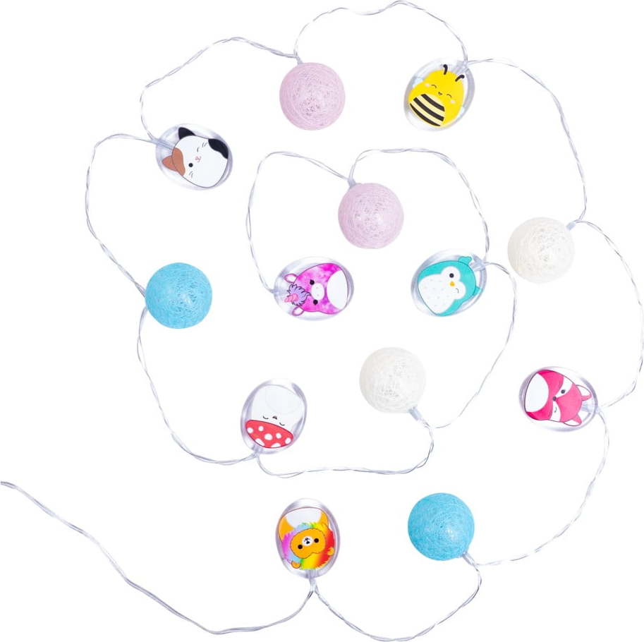 Světelný řetěz na USB délka 330 cm Fizz – SQUISHMALLOWS SQUISHMALLOWS