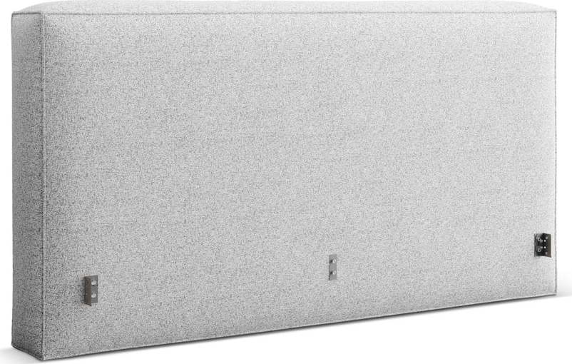 Světle šedé čalouněné čelo postele 229x100 cm Olivia – Micadoni Micadoni