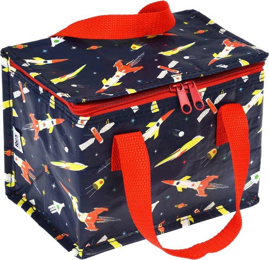 Tmavě modrá chladicí taška Space Age Rocket – Rex London Rex London