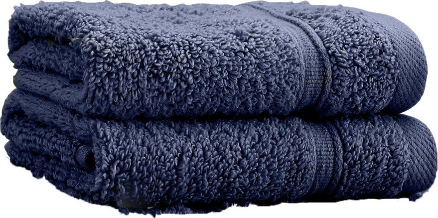 Tmavě modré froté bavlněné ručníky v sadě 2 ks 30x30 cm Zero Twist – Catherine Lansfield Catherine Lansfield