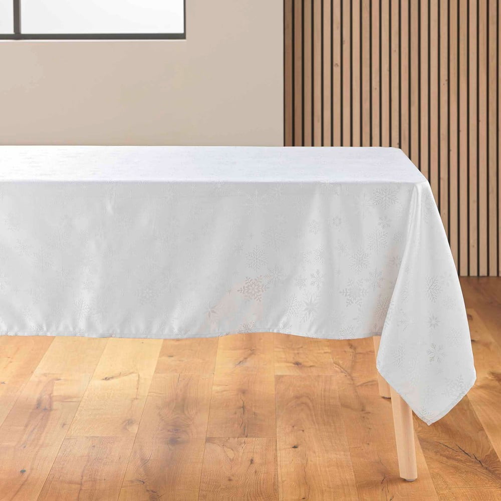 Ubrus s vánočním motivem z žakáru 140x300 cm Flocons – douceur d'intérieur Douceur d intérieur