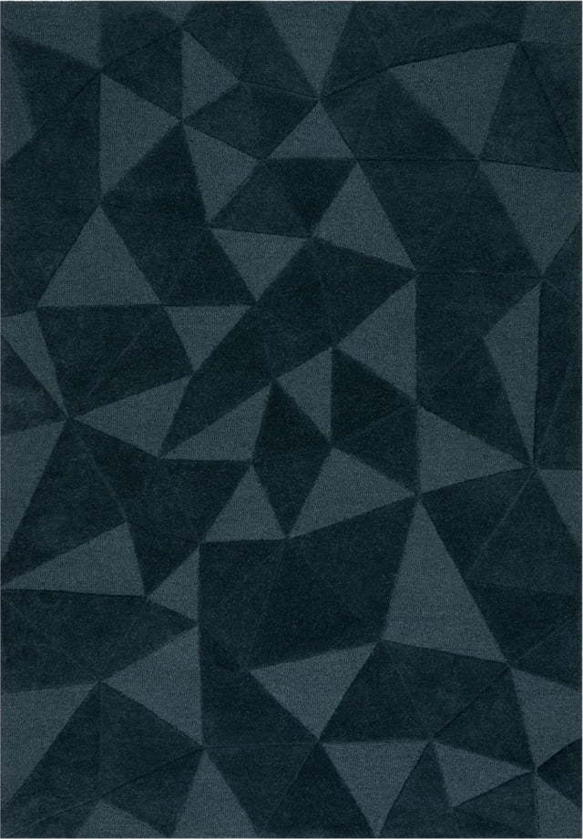 Zelenomodrý ručně tkaný vlněný koberec 120x170 cm Shard Teal – Flair Rugs Flair Rugs