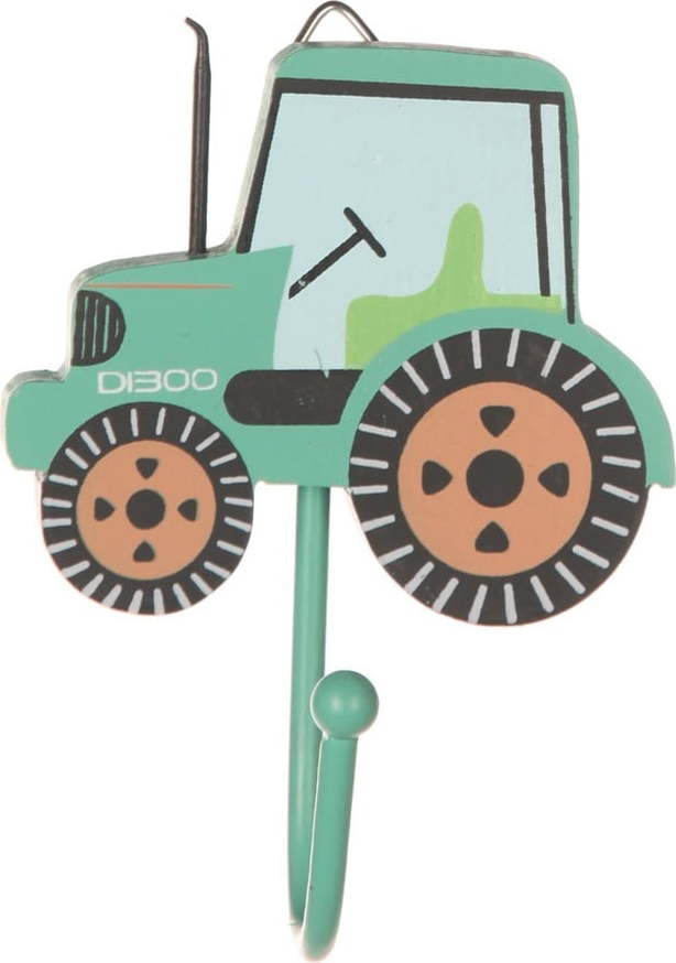 Zelený nástěnný háček Tractor – Sass & Belle Sass & Belle