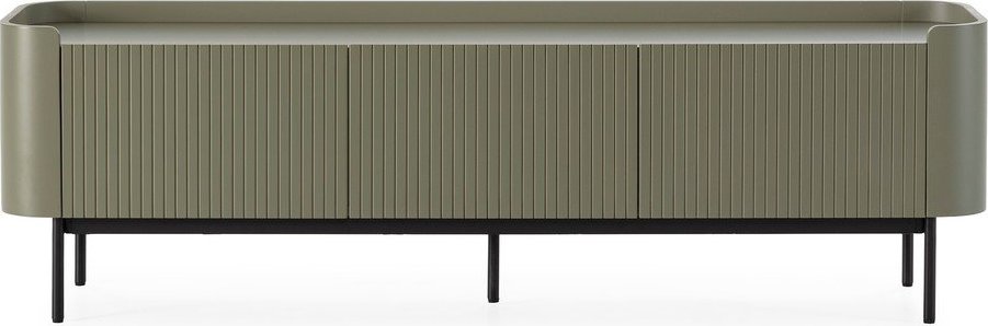 Zelený TV stolek 180x55x40 cm Willa – MOME Mome