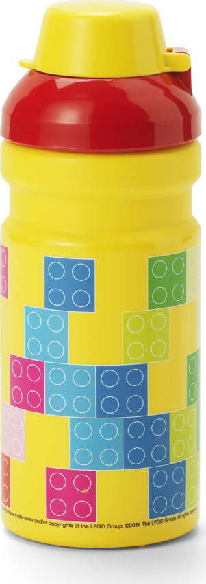 Žlutá dětská lahev 390 ml Brick – LEGO® LEGO