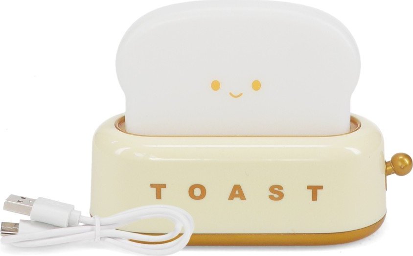 Žluté/bílé dětské noční světlo Toaster – Rex London Rex London