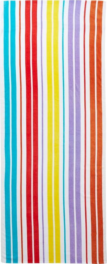 Bavlněná plážová osuška 78x200 cm Rainbow Stripe – Catherine Lansfield Catherine Lansfield