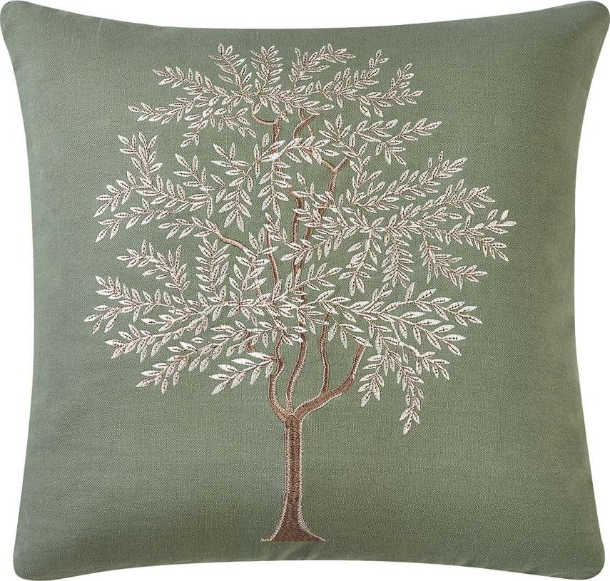 Bavlněný dekorační polštář 45x45 cm Woodland Trees Embroidered – Catherine Lansfield Catherine Lansfield