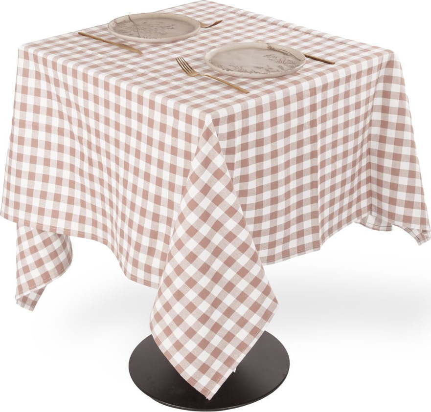 Bavlněný ubrus 150x150 cm Gingham – Tiseco Home Studio Tiseco Home Studio