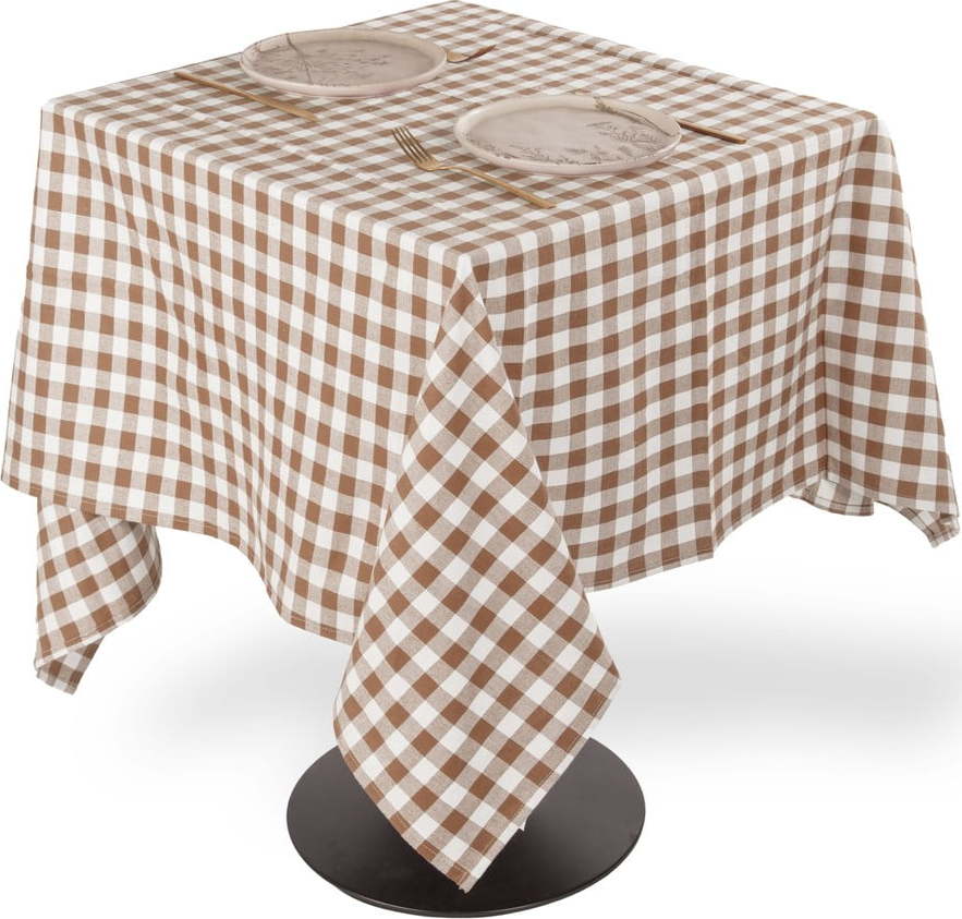 Bavlněný ubrus 150x150 cm Gingham – Tiseco Home Studio Tiseco Home Studio