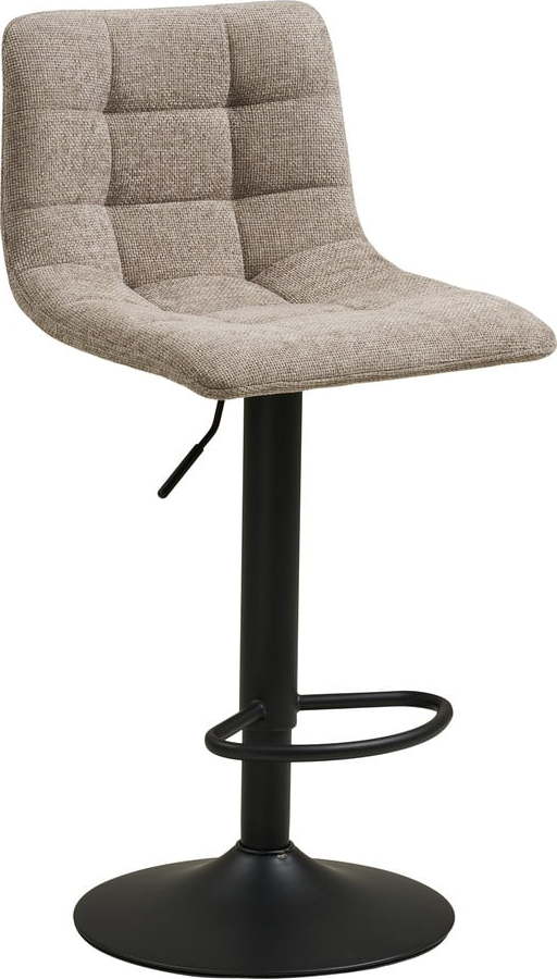 Béžová čalouněná barová židle s nastavitelnou výškou (výška sedáku 61 cm) Middelfart – House Nordic House Nordic