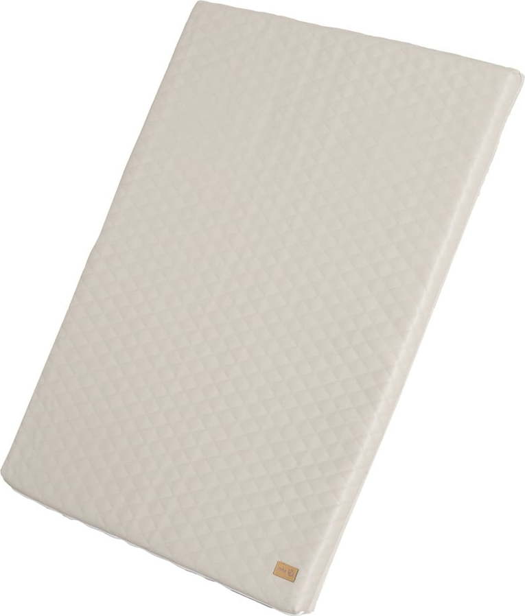 Béžová dětská hrací podložka 78x100 cm Greyish gesteppt – Roba Roba