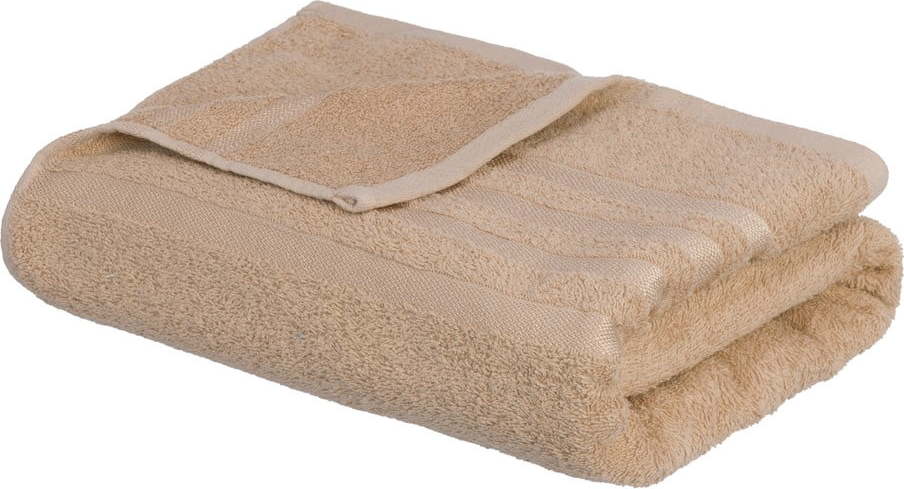 Béžová froté bavlněná osuška 100x150 cm Simple – Casa Selección Casa Selección