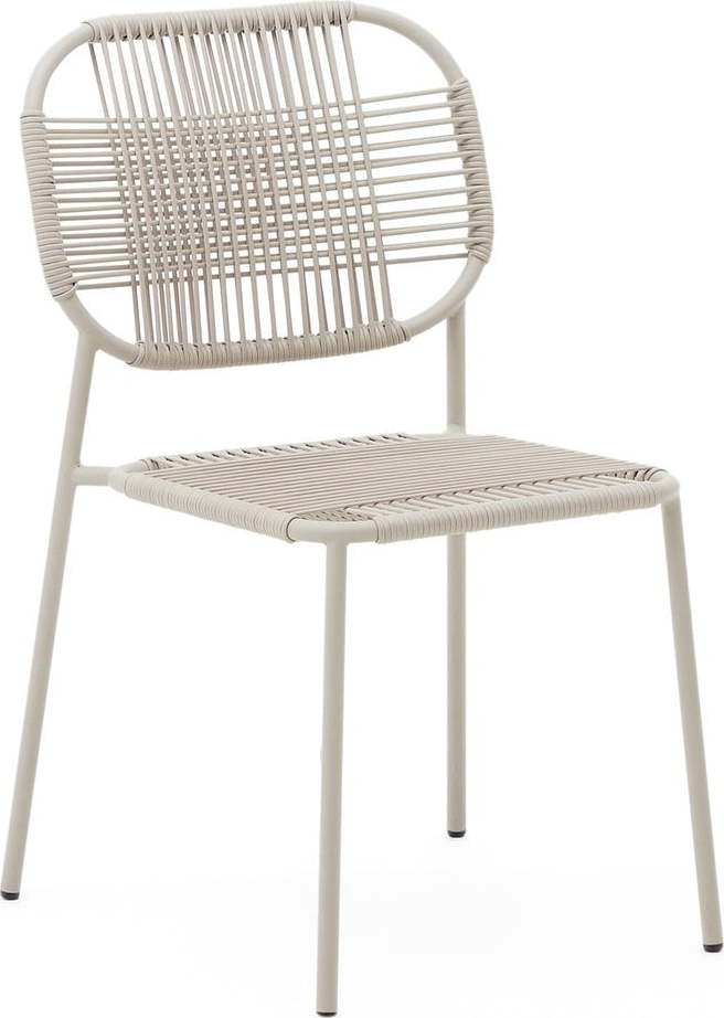 Béžová kovová zahradní židle Talaier – Kave Home Kave Home
