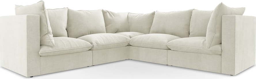 Béžová rohová pohovka Manao – Makamii Makamii