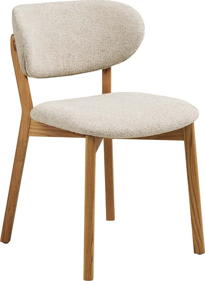 Béžová/v přírodní barvě čalouněná jídelní židle Dunkirk – House Nordic House Nordic
