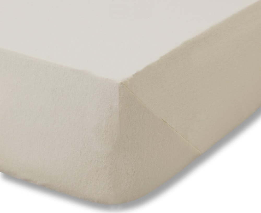 Béžové napínací flanelové prostěradlo 150x200 cm Brushed – Catherine Lansfield Catherine Lansfield