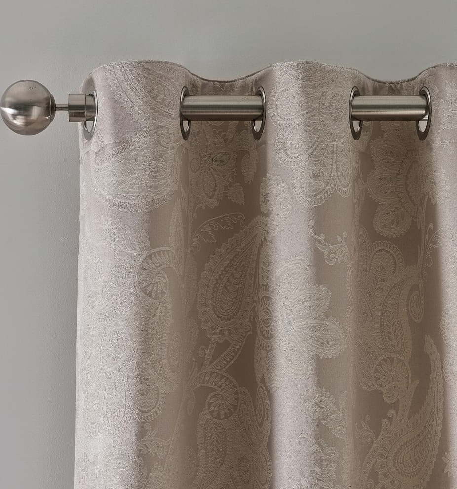 Béžové závěsy v sadě 2 ks z žakáru 168x229 cm Opulent Jacquard – Catherine Lansfield Catherine Lansfield