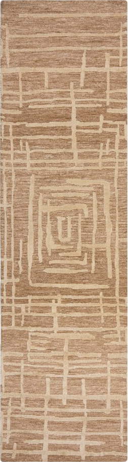 Béžový běhoun 80x300 cm Elliot – Flair Rugs Flair Rugs